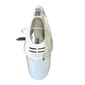 Hamilton Beach Countertop Hand Mixer and Attachments with Snap-On Case, tested